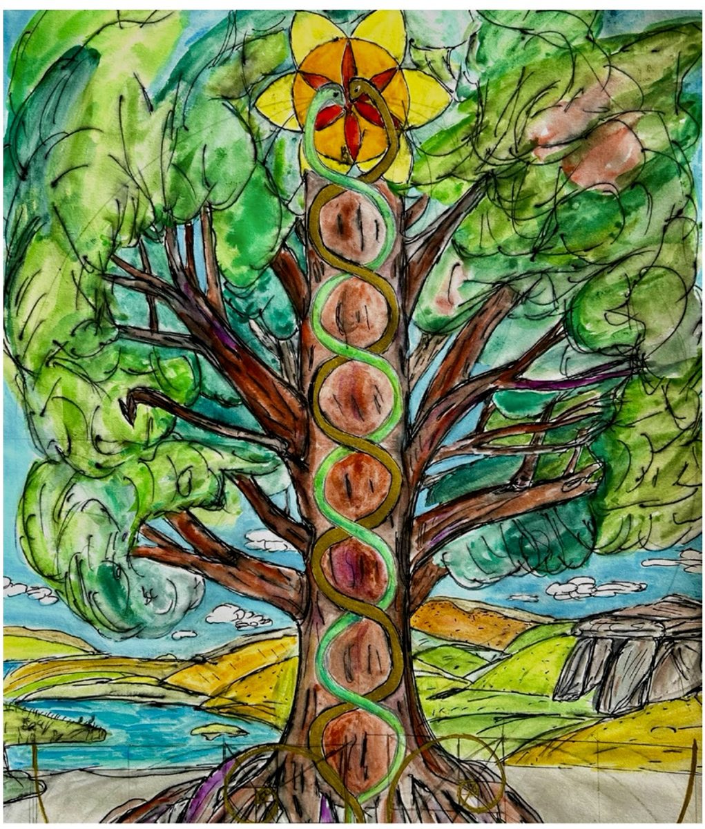 The Sacred Tree of Life — original painting by Michael Shankara
